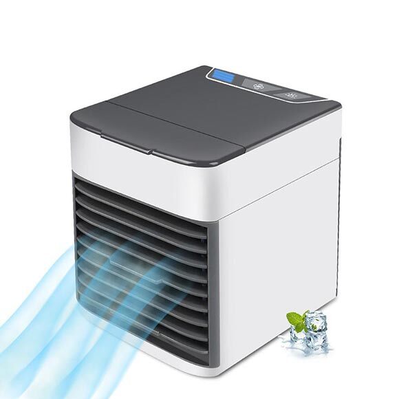 Mobile tragbare Mini-Klimaanlage Luftkühler Lüfter Wasserkühlung Lüfter  Klimaanlage für Raum Bürowagen