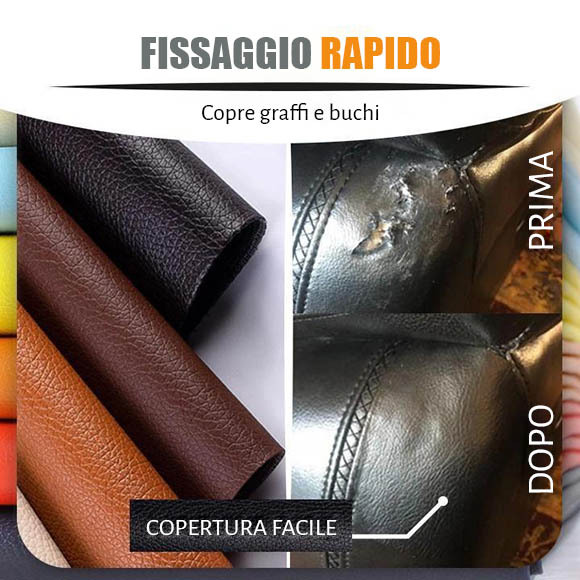 Loco Leather Patches - Toppe autoadesive per riparazioni in pelle