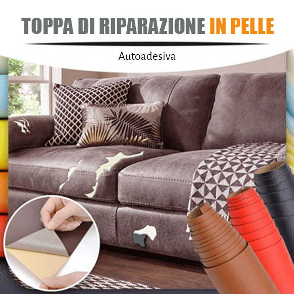 2 pezzi di alta qualità sedili dell'auto autoadesive fori per le macchie zaino Panngu Set di toppe autoadesive in pelle per la riparazione di divani grigio 28 x 20 cm 