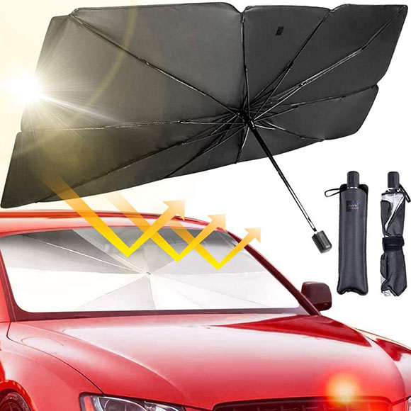 Auto-Sonnenschirm Faltbarer Sonnenschutz Regenschirm  Sonnenschirm Sonnenschutz 
