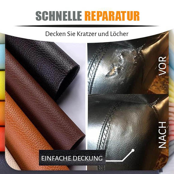 Loco Leather Patches - selbstklebende Reparaturflicken für