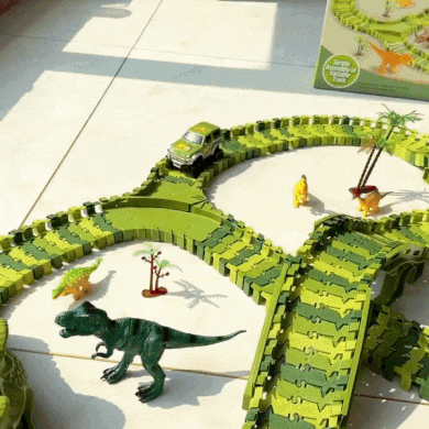 Steza za avtomobilčke z dinozavri Steza za avtomobilčke z dinozavri
